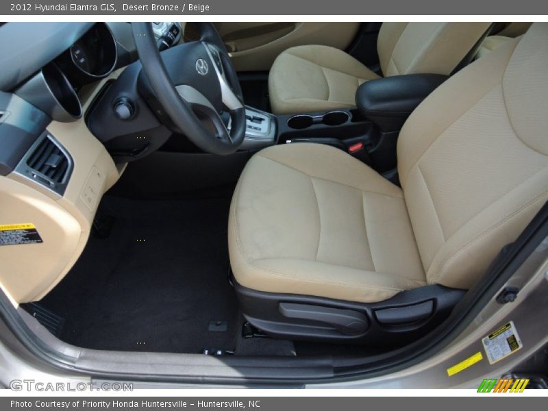 Desert Bronze / Beige 2012 Hyundai Elantra GLS
