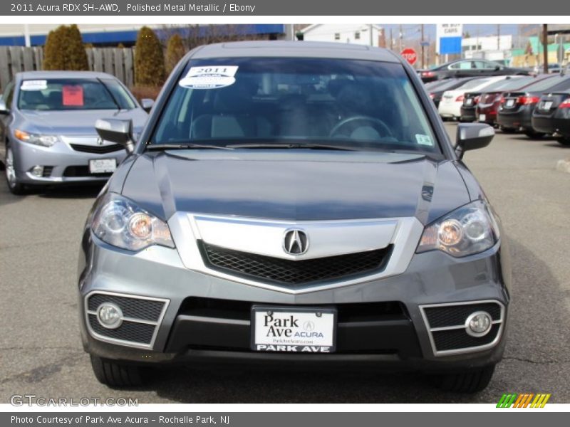 Polished Metal Metallic / Ebony 2011 Acura RDX SH-AWD