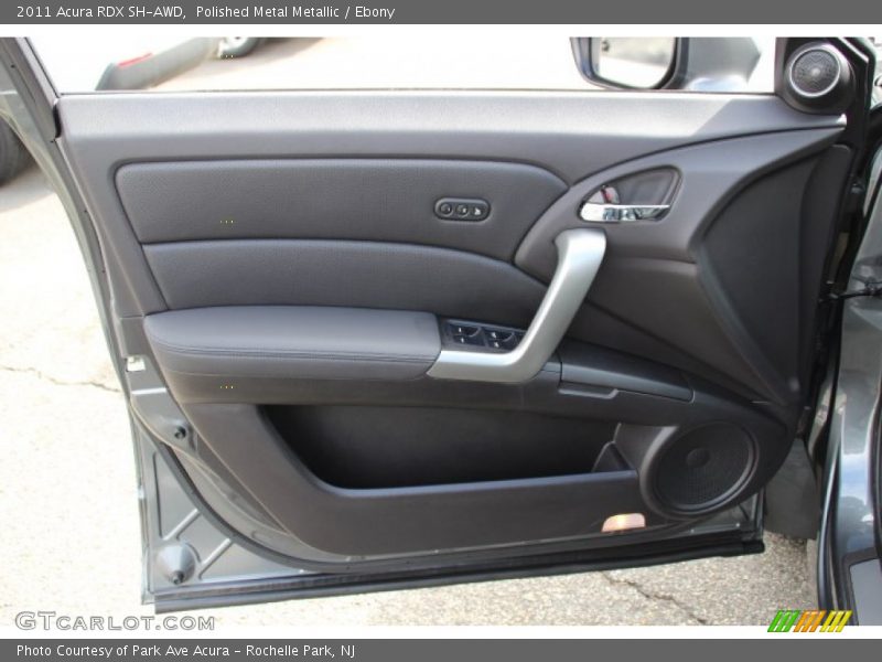 Polished Metal Metallic / Ebony 2011 Acura RDX SH-AWD