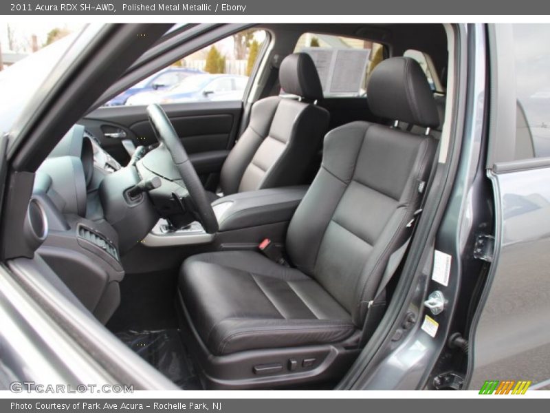 Polished Metal Metallic / Ebony 2011 Acura RDX SH-AWD
