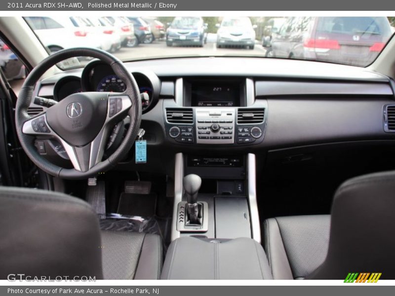 Polished Metal Metallic / Ebony 2011 Acura RDX SH-AWD