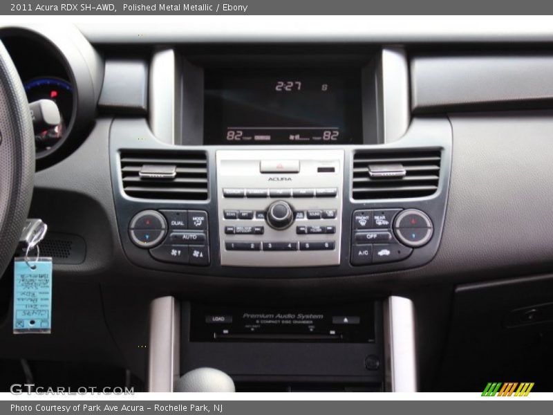 Polished Metal Metallic / Ebony 2011 Acura RDX SH-AWD
