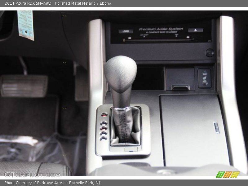 Polished Metal Metallic / Ebony 2011 Acura RDX SH-AWD