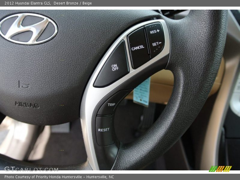 Desert Bronze / Beige 2012 Hyundai Elantra GLS