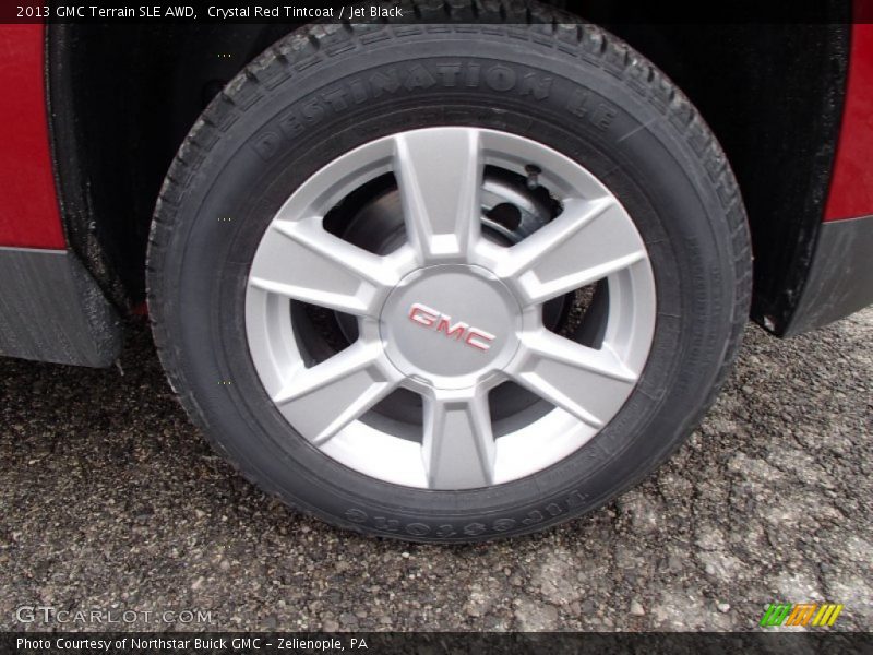 Crystal Red Tintcoat / Jet Black 2013 GMC Terrain SLE AWD