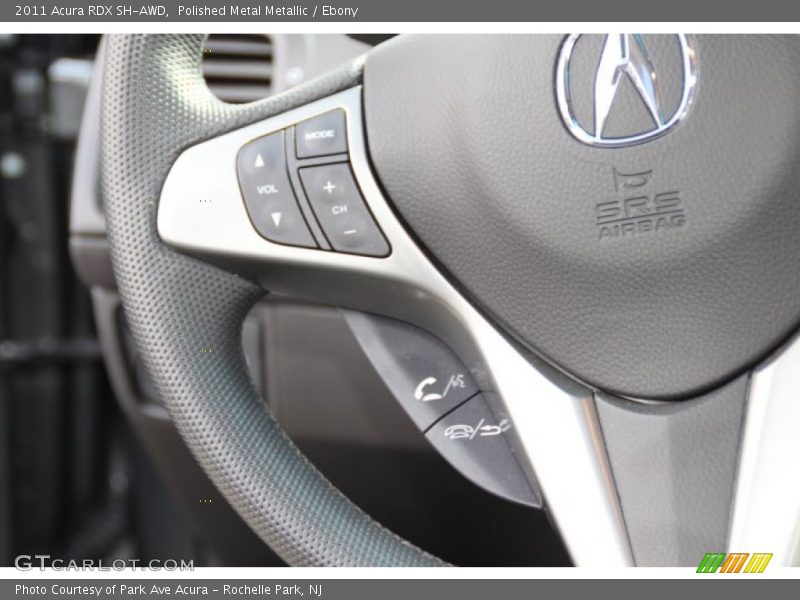 Polished Metal Metallic / Ebony 2011 Acura RDX SH-AWD