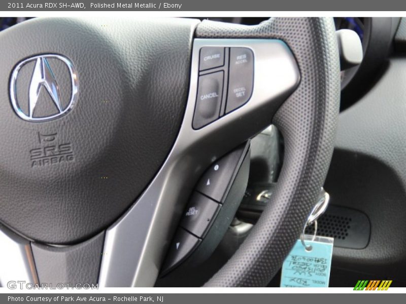 Polished Metal Metallic / Ebony 2011 Acura RDX SH-AWD