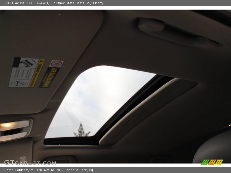 Polished Metal Metallic / Ebony 2011 Acura RDX SH-AWD