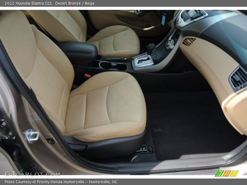 Desert Bronze / Beige 2012 Hyundai Elantra GLS