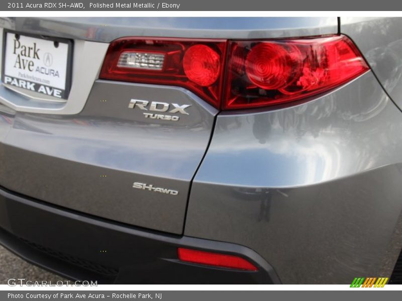 Polished Metal Metallic / Ebony 2011 Acura RDX SH-AWD
