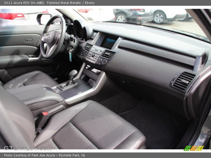 Polished Metal Metallic / Ebony 2011 Acura RDX SH-AWD