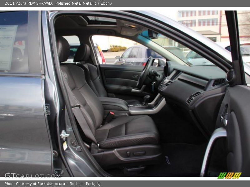 Polished Metal Metallic / Ebony 2011 Acura RDX SH-AWD