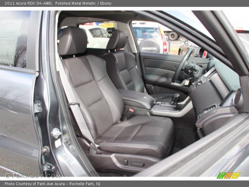 Polished Metal Metallic / Ebony 2011 Acura RDX SH-AWD