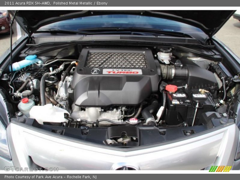 Polished Metal Metallic / Ebony 2011 Acura RDX SH-AWD