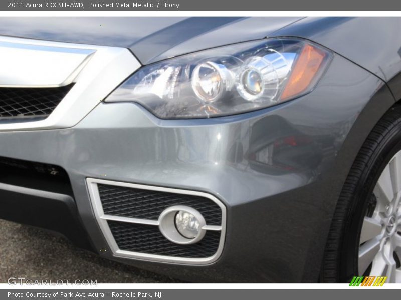 Polished Metal Metallic / Ebony 2011 Acura RDX SH-AWD