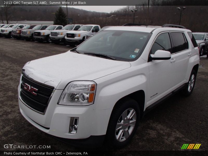 Summit White / Jet Black 2013 GMC Terrain SLT AWD