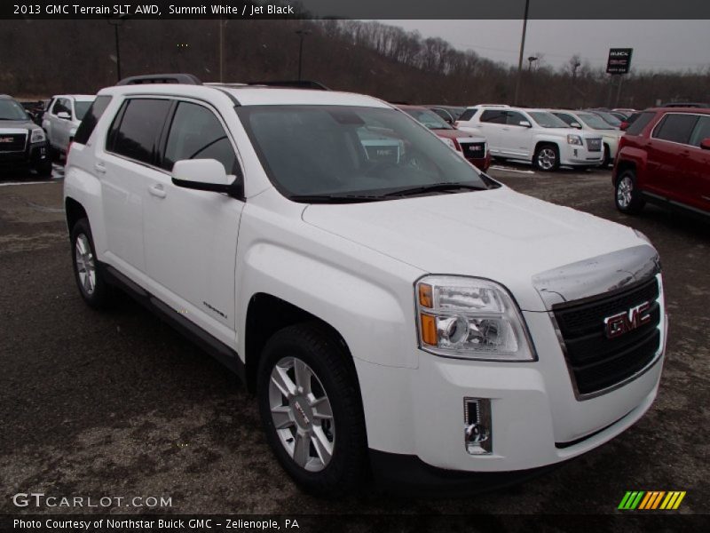 Summit White / Jet Black 2013 GMC Terrain SLT AWD
