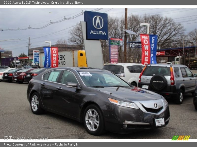 Grigio Metallic / Ebony 2010 Acura TL 3.5 Technology