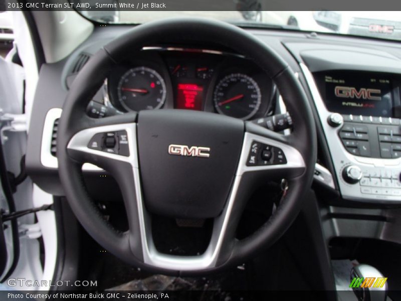 Summit White / Jet Black 2013 GMC Terrain SLT AWD