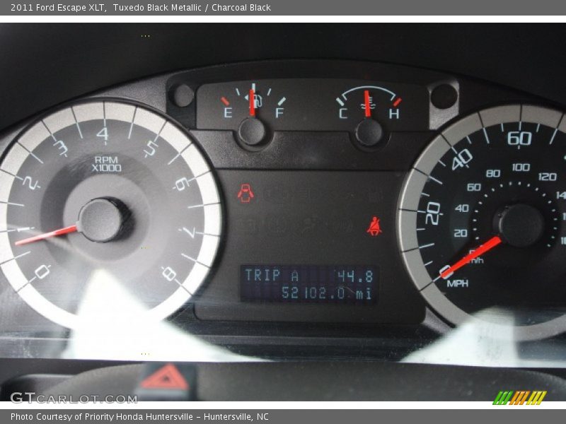 Tuxedo Black Metallic / Charcoal Black 2011 Ford Escape XLT