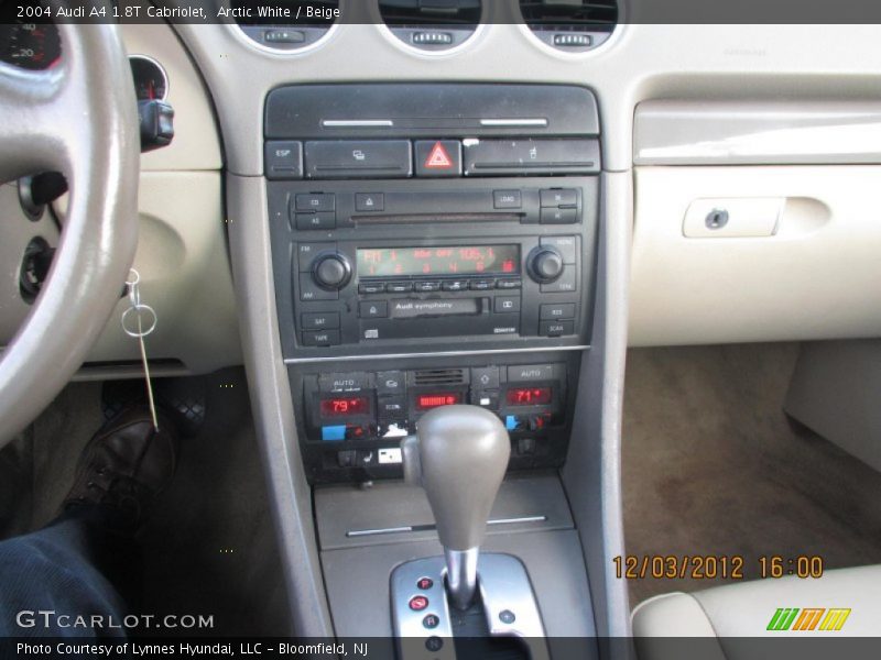 Arctic White / Beige 2004 Audi A4 1.8T Cabriolet