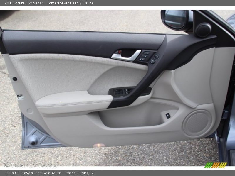 Forged Silver Pearl / Taupe 2011 Acura TSX Sedan