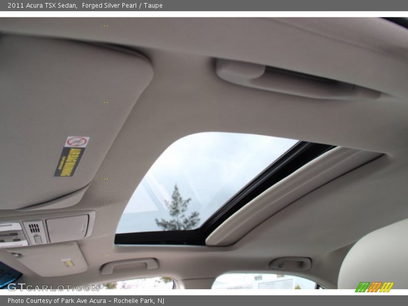 Forged Silver Pearl / Taupe 2011 Acura TSX Sedan