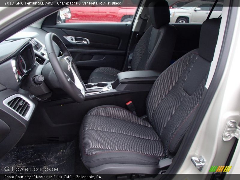 Champagne Silver Metallic / Jet Black 2013 GMC Terrain SLE AWD