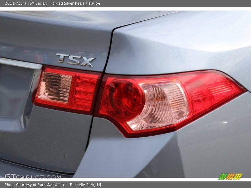 Forged Silver Pearl / Taupe 2011 Acura TSX Sedan