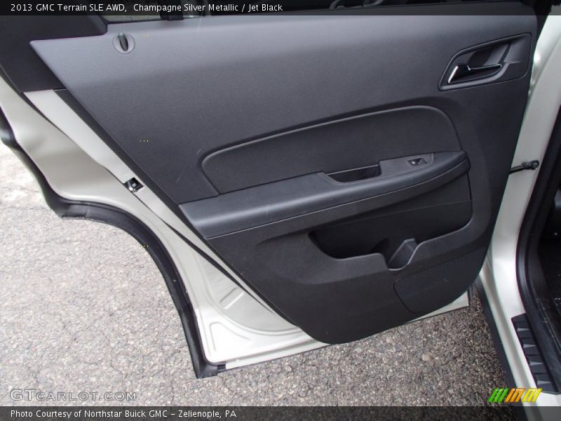 Champagne Silver Metallic / Jet Black 2013 GMC Terrain SLE AWD