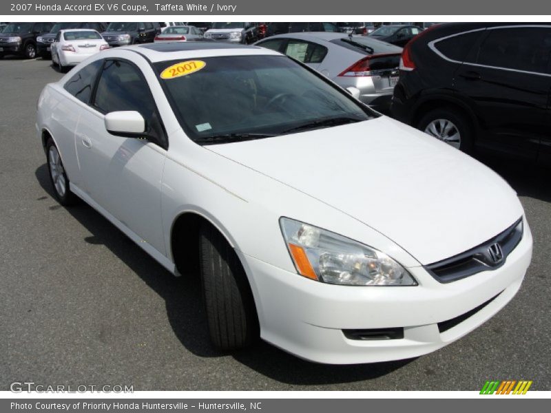 Taffeta White / Ivory 2007 Honda Accord EX V6 Coupe