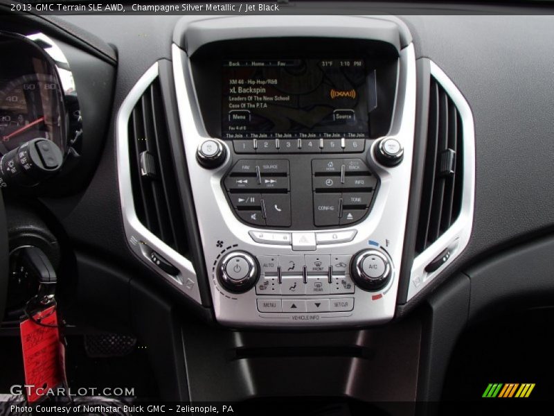 Champagne Silver Metallic / Jet Black 2013 GMC Terrain SLE AWD