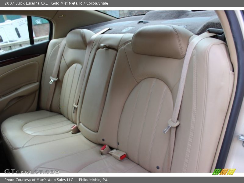 Rear Seat of 2007 Lucerne CXL