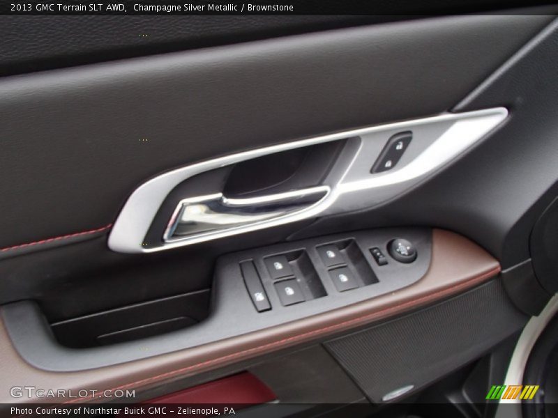 Champagne Silver Metallic / Brownstone 2013 GMC Terrain SLT AWD