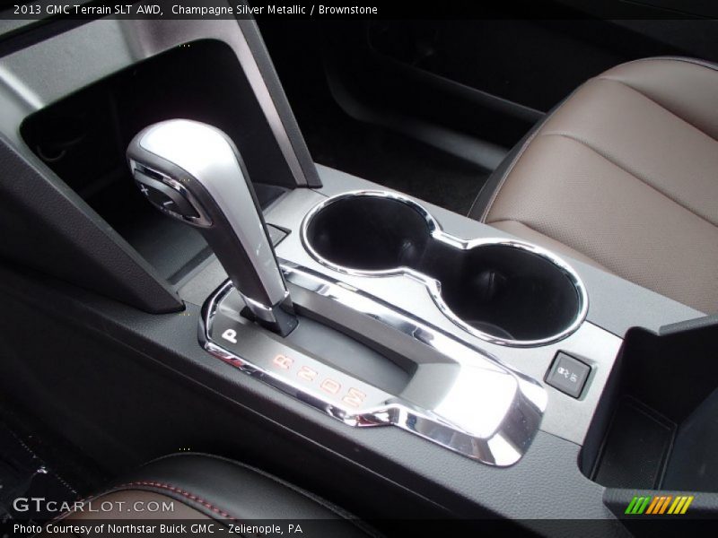 Champagne Silver Metallic / Brownstone 2013 GMC Terrain SLT AWD
