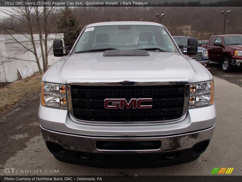 Quicksilver Metallic / Dark Titanium 2013 GMC Sierra 2500HD Regular Cab 4x4