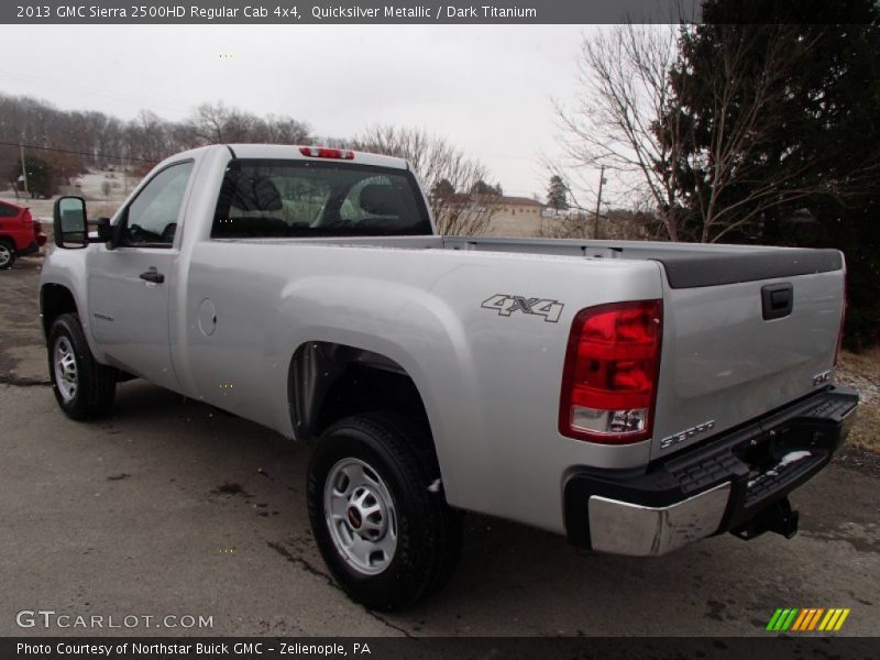 Quicksilver Metallic / Dark Titanium 2013 GMC Sierra 2500HD Regular Cab 4x4