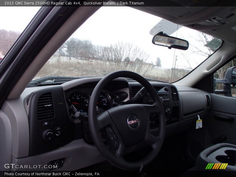 Quicksilver Metallic / Dark Titanium 2013 GMC Sierra 2500HD Regular Cab 4x4