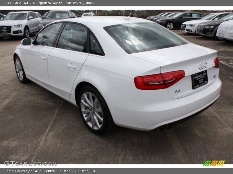 Ibis White / Black 2013 Audi A4 2.0T quattro Sedan