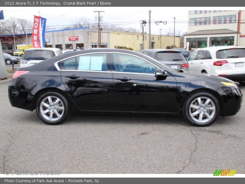 Crystal Black Pearl / Ebony 2012 Acura TL 3.5 Technology