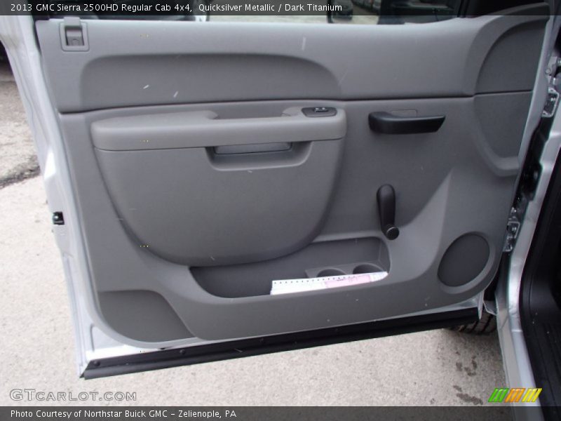 Quicksilver Metallic / Dark Titanium 2013 GMC Sierra 2500HD Regular Cab 4x4