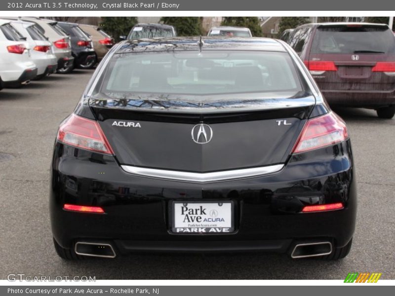 Crystal Black Pearl / Ebony 2012 Acura TL 3.5 Technology