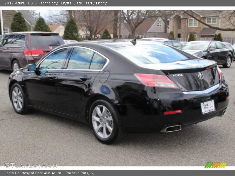 Crystal Black Pearl / Ebony 2012 Acura TL 3.5 Technology