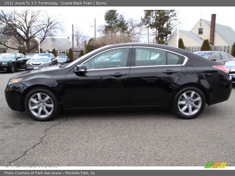 Crystal Black Pearl / Ebony 2012 Acura TL 3.5 Technology