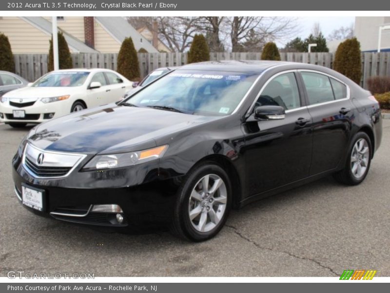 Crystal Black Pearl / Ebony 2012 Acura TL 3.5 Technology