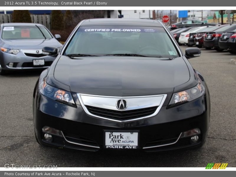 Crystal Black Pearl / Ebony 2012 Acura TL 3.5 Technology