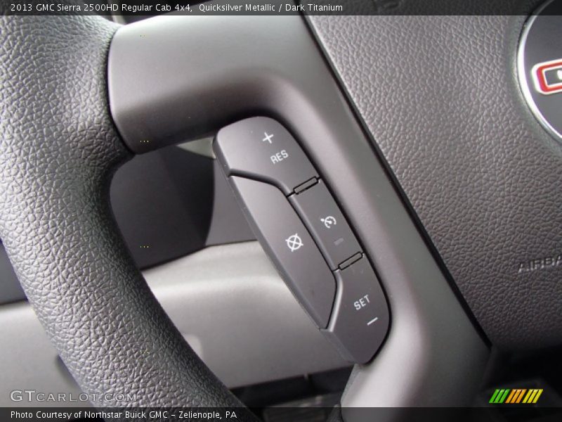 Quicksilver Metallic / Dark Titanium 2013 GMC Sierra 2500HD Regular Cab 4x4