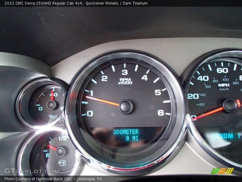 Quicksilver Metallic / Dark Titanium 2013 GMC Sierra 2500HD Regular Cab 4x4