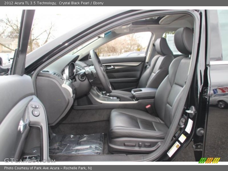 Front Seat of 2012 TL 3.5 Technology