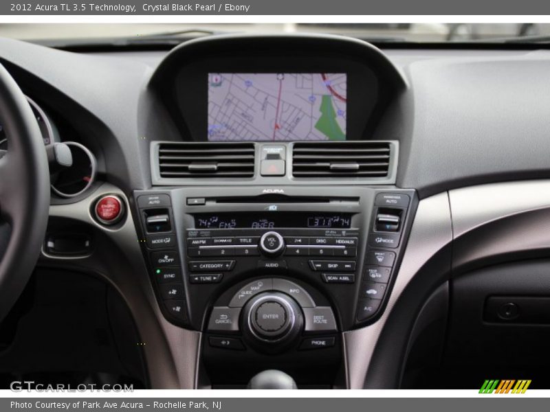 Crystal Black Pearl / Ebony 2012 Acura TL 3.5 Technology